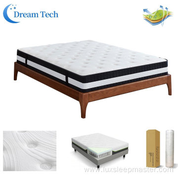 Pocket Spring Latex Queen Size Bed Portable Mattresses